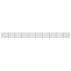 vidaXL Cerca de alambre de acero galvanizado gris antracita 1,4x25 m