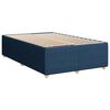 vidaXL Cama box spring con colchón tela azul 120x190 cm