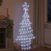 vidaXL &Aacute;rbol de Navidad con 240 LED fr&iacute;o 180 cm Acr&iacute;lico