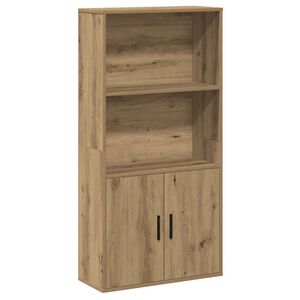 vidaXL Estanter&iacute;a de madera de ingenier&iacute;a roble artisan 60x24x120 cm