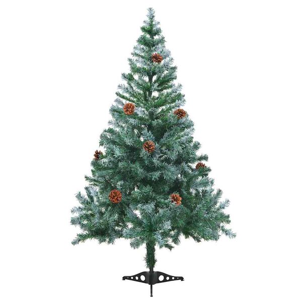 vidaXL &Aacute;rbol de Navidad artificial Verde 150 cm PVC y acero