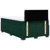vidaXL Cama box spring con colch&oacute;n terciopelo verde oscuro 120x190 cm