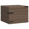vidaXL Sof&aacute; Cama Plegable 70 x 67 x 48 cm Gris topo