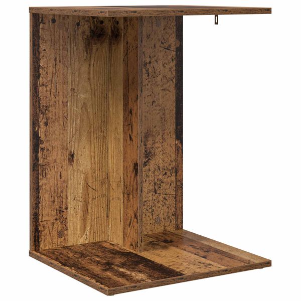 vidaXL Mesa lateral Madera vieja 45 x 40 x 62,5 cm