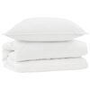 vidaXL Juego de Edred&oacute;n con almohada 2 uds. Microfibra