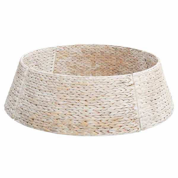 vidaXL Collar para árbol de Navidad 90 x 90 x 28 cm Jacinto de agua