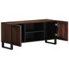 vidaXL Mueble de TV madera maciza mango marrón 105x34x46 cm