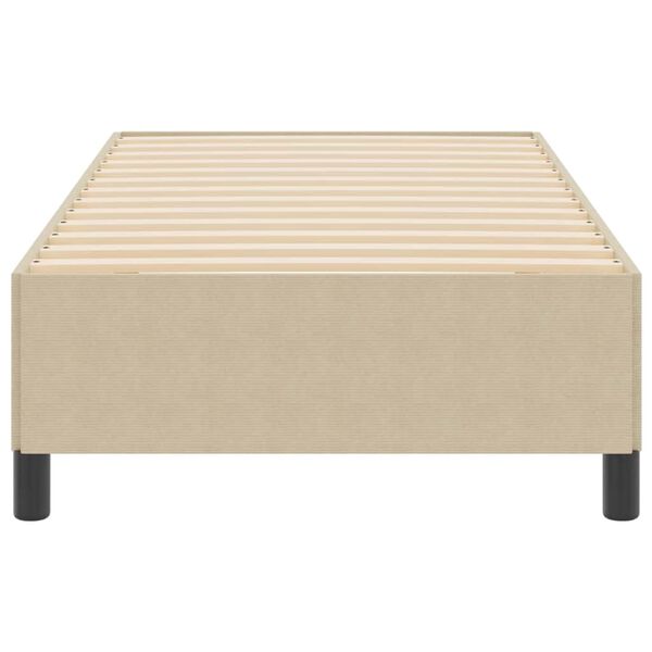 vidaXL Estructura de cama Verde grisáceo 90 x 200 cm Telas de pana