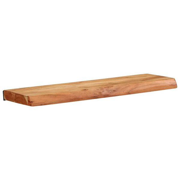 vidaXL Estantes de pared 2 unidades 60x20x3,5 cm madera maciza acacia