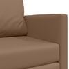 vidaXL Sof&aacute; cama 110cm Capuchino Cuero artificial
