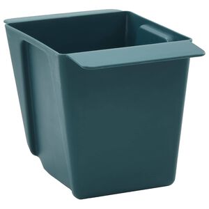 vidaXL Cajas de flores para palets Euro 12 uds. Verde 14 x 9 x 9,5 cm