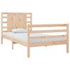 vidaXL Estructura de cama sin colch&oacute;n madera maciza de pino 90x200 cm