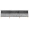 vidaXL Mueble de TV madera contrachapada gris hormig&oacute;n 150x30x44,5 cm