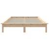 vidaXL Estructura de cama madera maciza de pino 120x200 cm