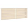 vidaXL Vitrina de madera para coleccionistas con puertas 100x8,5x37 cm