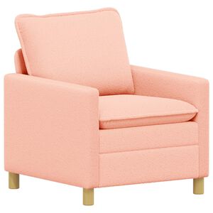 vidaXL Sof&aacute; Rosa 76 x 81 x 87,5 cm Tela