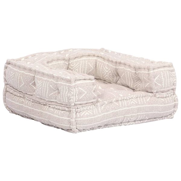 vidaXL Sof&aacute; modular individual de tela beige