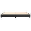 vidaXL Estructura de cama con somier cuero sint&eacute;tico negro 200x200 cm