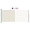 vidaXL Toldo lateral retr&aacute;ctil 140x300 cm crema