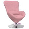 vidaXL Sill&oacute;n huevo Rosa Terciopelo