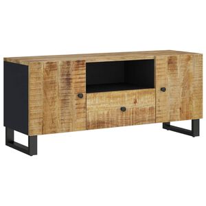 vidaXL Mueble de TV madera mango y madera contrachapada 105x33,5x46 cm