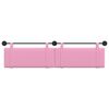 vidaXL Cabecera Colgante Montaje en la pared Rosa 210 x 55 x 5 cm tela