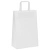 vidaXL Bolsas de papel con asas 50 uds blanca 21x11x31 cm