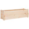 vidaXL Jardineras 2 uds madera maciza de pino 100x31x31 cm
