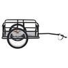 vidaXL Remolque para bicicletas acero negro 130x73x48,5 cm