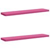 vidaXL Cojines para banco de 2 piezas VUGHT 2 uds. 100% Poli&eacute;ster Rosa