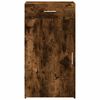 vidaXL Aparador de madera de ingenier&iacute;a roble ahumado 50x42,5x93 cm