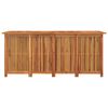 vidaXL Caja de almacenaje de jard&iacute;n madera maciza acacia 175x80x75 cm