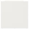 vidaXL Jardinera acero blanco 62x30x29 cm