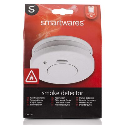 Smartwares Detector de humo blanco 10x10x3,5 cm