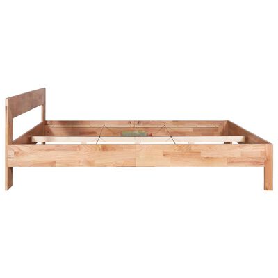 vidaXL Estructura de cama de madera maciza de roble 160x200 cm