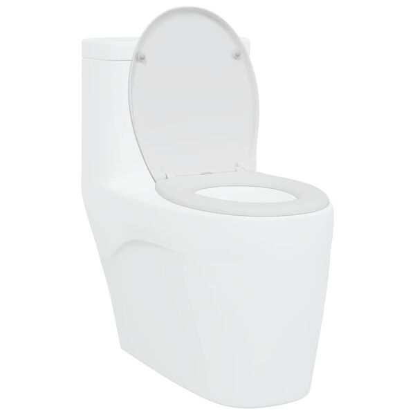vidaXL Asiento de WC 44,8 x 37,3 x 4,2 cm Duroplast