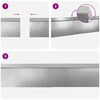 vidaXL Cercas para caracoles 8 pcs Plateado Acero Galvanizado