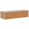 vidaXL Arriate elevado 290 x 100 x 68 cm Acero Galvanizado