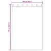 vidaXL Cortinas Opacas con Anillas 2 pcs Beige 175 x 140 cm Poli&eacute;ster