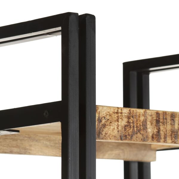 vidaXL Estanter&iacute;a de 5 niveles madera maciza mango 40x30x180 cm