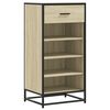 vidaXL Zapatero madera contrachapada roble sonoma 48x38x97,5 cm
