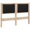 vidaXL Cabecero Otro Marr&oacute;n 120 cm Madera maciza de pino