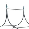 vidaXL Arcos de jardín para plantas trepadoras verde oscuro
