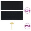 vidaXL Mosquiteras para puerta bloque magnético 2 uds negro 230x160 cm
