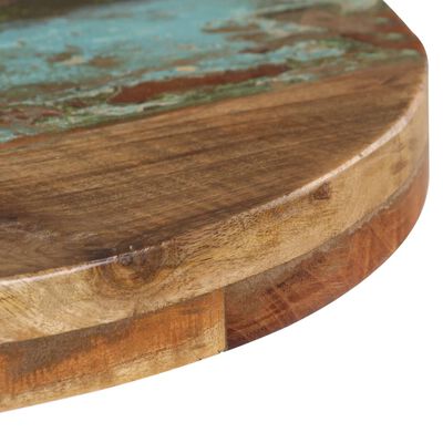 vidaXL Mesa de bistró redonda madera maciza reciclada Ø50x75 cm