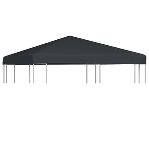 vidaXL Toldo de cenador 310 g/m&sup2; 3x3 m gris