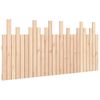 vidaXL Cabecero de cama de pared madera maciza de pino 166x3x80 cm