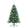 vidaXL &Aacute;rbol de Navidad Artificial Preiluminado Verde 120 cm PVC