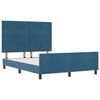vidaXL Cama tipo Box Spring Azul Oscuro 140 x 190 cm Terciopelo