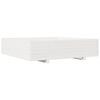 vidaXL Jardinera madera maciza de pino blanco 100x100x26,5 cm